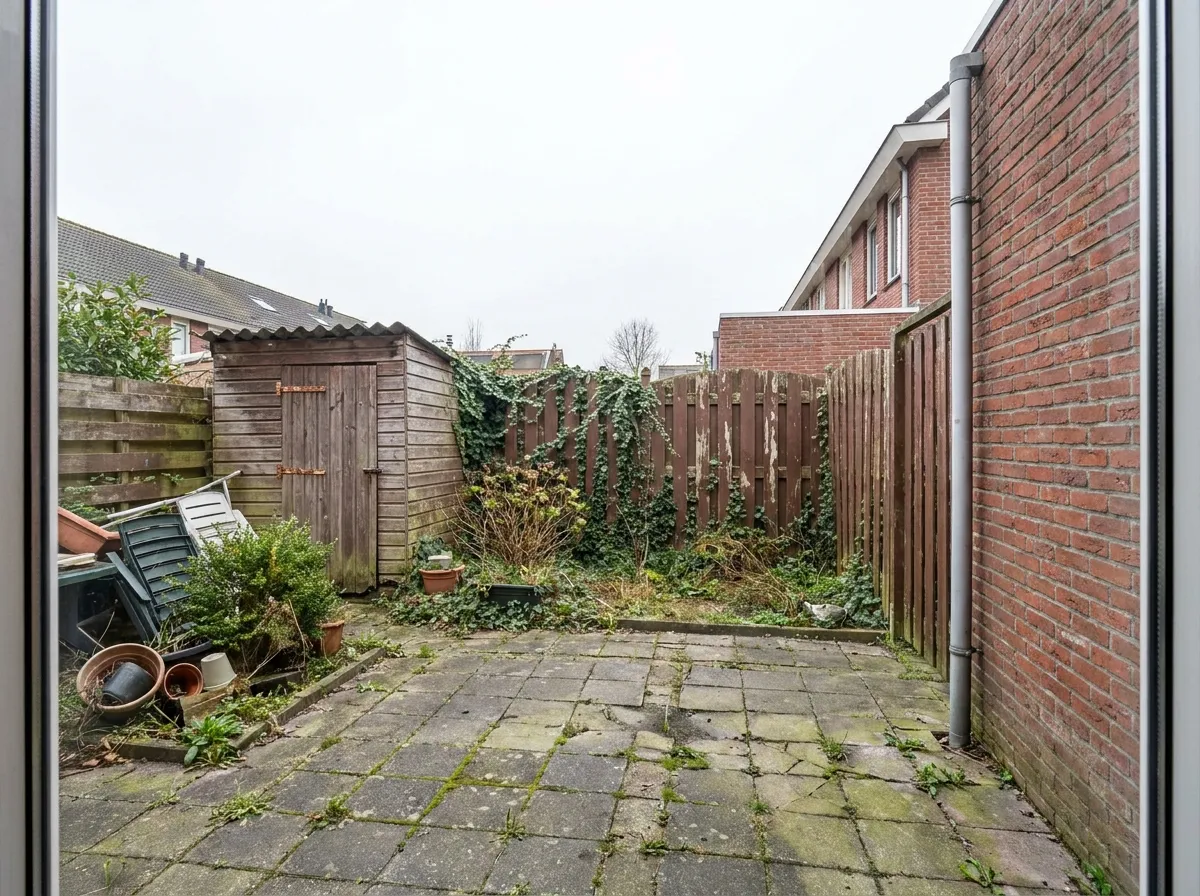 Tuin slopen: de situatie vooraf