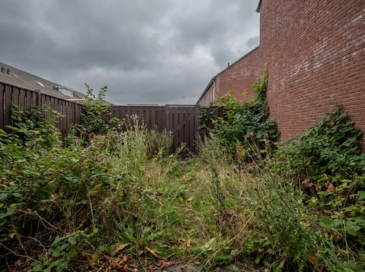 Tuin leeghalen: de situatie vooraf